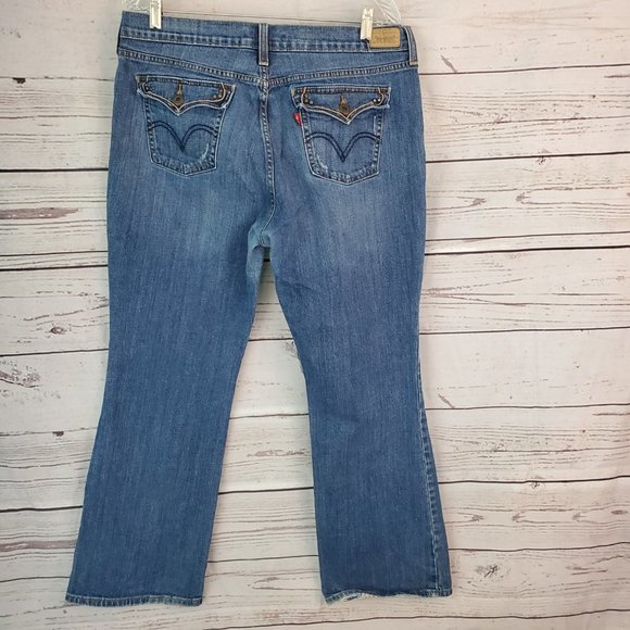 Levi's Denim - Levi’s 515 Boot Cut  Jeans 16 Short Flap Pockets